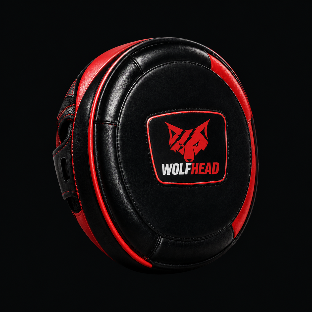 Wolf Head Focus Pads in Black / Red