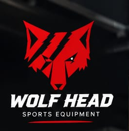 Wolf Head sports equipment — red wolf emblem